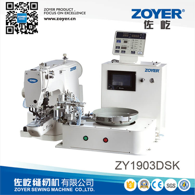 ZY1903DSK Zoyer Direct Drive Pulsante Attacco macchina per cucire con dispositivo di alimentazione pulsante automatico